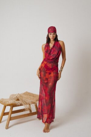 Vestido Longo Tule