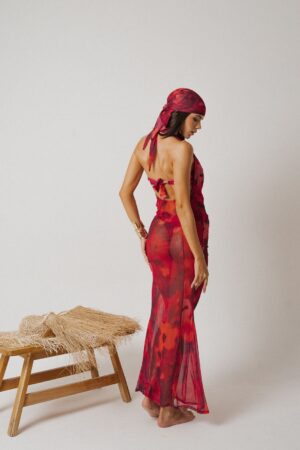 Vestido Longo Tule